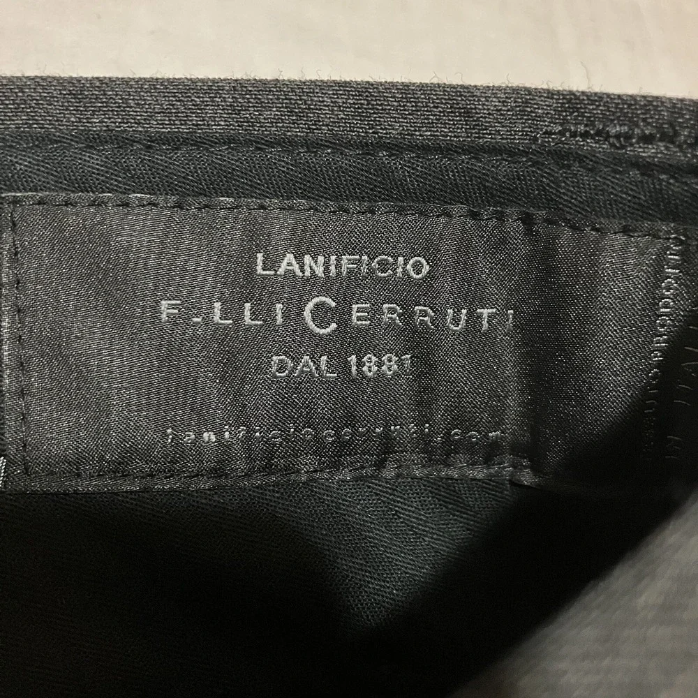 Banana Republic Dress Pants Mens 36x33 Charcoal Gray Modern Slim Fit‎ Lanificio